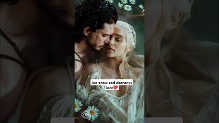 Jon snow and daenerys Love❤ Game of thrones 🫰🫶 houseofthedragon gameofthrones shorts [upl. by Oriole272]