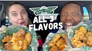 What Are These Wings Trying WINGSTOP 3 NEW Flavors [upl. by Partridge]