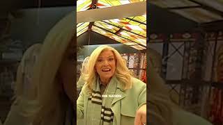 Janice Dean Steps Into the Saints Photo Booth at NYC Popup for a Saintly Transformation [upl. by Suiram]