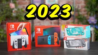 qué NINTENDO SWITCH Comprar en 2023 🔥 ¿Cuál es Mejor Oled vs Normal vs Lite [upl. by Thorncombe]