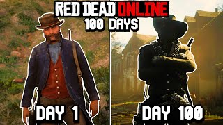 I Spent 100 Days in Red Dead Online Heres What Happened [upl. by Eladnar]