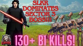 SLKR Dominates Sector 3 Droid Boss for over 130 kills [upl. by Thetisa561]