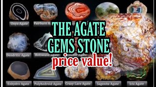 THE AGATE GEMS STONE how to identify agate and its value [upl. by Rennerb860]