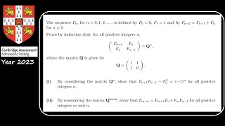 Fibonacci Sequence amp Matrix Exponentiation Key Identities Proven [upl. by Aserat]