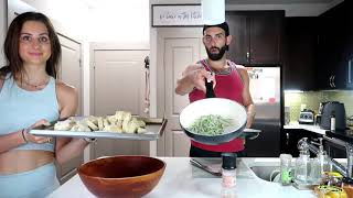 Ashley CainGribble and Timothy Leduc  Cook Their Own Sun Valley Bruschetta [upl. by Emeric]