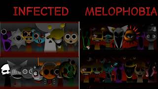 SPRUNKI Infected VS Melophobiasprunkiincredibox [upl. by Accebber424]