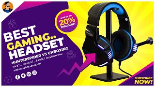 Hunterspider v3 gaming headset review in urdu  hindi [upl. by Ebeohp331]