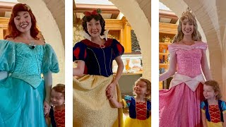 Disney Princess Breakfast at Akershus Royal Banquet Hall in Epcot [upl. by Atisor]