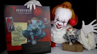 Unboxing the MOST SPECIAL Pennywise Figure EVER Pennywise Maquette by Tweeterhead [upl. by Nitsed]