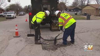 Power Outages Burst Pipes Potholes Now A Concern After Historic Texas Cold Snap [upl. by Blaine816]