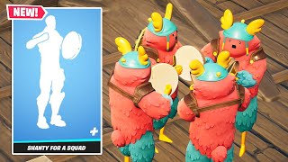 NEW SHANTY FOR A SQUAD Emote Gameplay in Fortnite SEA SHANTY [upl. by Akerley220]