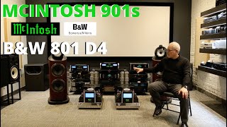 EPIC LISTENING DEMO  McIntosh 901s with BampW 801 D4 Speakers [upl. by Maddis]