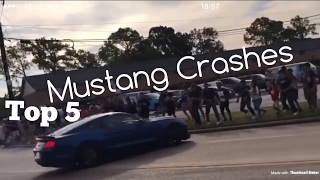 Top 5 Ford Mustang Crashes 2019 [upl. by Zaslow]