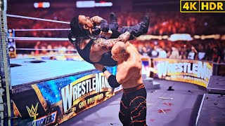 WWE 2K24 The Undertaker VS Kane  Casket Match In BLOODMANIA  4K HDR [upl. by Saber]