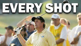 Phil Mickelson Final Round at the 2006 US Open  Every Shot  Holes 11 thru 18 [upl. by Kaz]