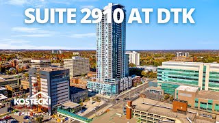 DTK Living  Suite 2910 at 60 Frederick Street  Kitchener Real Estate Videos [upl. by Constancy]