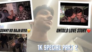 Baune aur kaalu ki pyar bhari kahani 🥰  1 k special vlog part  2 [upl. by Teresita]