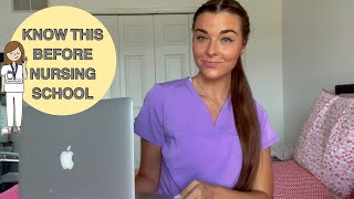 10 THINGS I WISH I KNEW BEFORE STARTING NURSING SCHOOL [upl. by Aydidey]