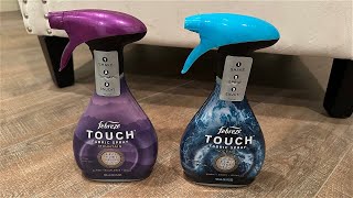 Febreze Touch Fabric Spray  Ocean and Mountain Scents [upl. by Aneeh]