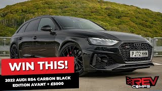 WIN THIS 2022 AUDI RS4 CARBON BLACK EDITION AVANT  £5000 [upl. by Marra]