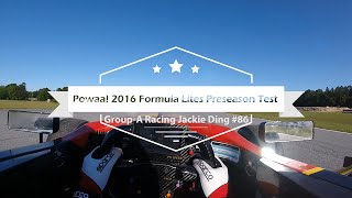 POWAH POV Formula Lites Roebling Road Preseason Test GroupA Racing [upl. by Ddot340]