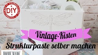 How To I Selbst gemachte Strukturpaste I 3DOrnamente I Deko Inspirationen Selbstgemacht [upl. by Medor201]