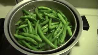 STRING BEANS BLANCHING TO FREEZER PT 1 [upl. by Silvanus260]