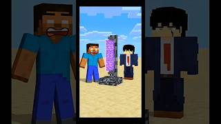 New trick minecraft herobrinestory herobrime monsterschool herobrineattitude minecraftmemes [upl. by Eymaj]