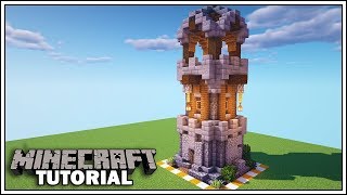 Minecraft 8x8 Enchanting Tower How to Build [upl. by Vez34]