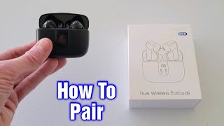 Tagry X08 Earbuds – How To Pair [upl. by Anawit]