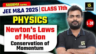 Class 11 Physics  Newtons Laws of Motion  JEE MampA 2025  L38  Sarvesh Sir [upl. by Acireit]