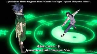 Naruto Shippuden Techniques Hinata  Jyuukenhou Hakke Sanjyuuni Shou [upl. by Annairdna]