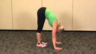 Dynamic Warmup Exercises  How to do Inch Worm [upl. by Ridglea]