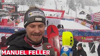 Ski Alpin Mens Slalom Adelboden 2run Highlights 2024 [upl. by Anigal]