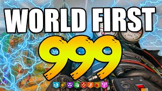 WORLDS FIRST ROUND 999 EASTER EGG BOSSFIGHT IN BLACK OPS 6 ZOMBIES [upl. by Woodhead]