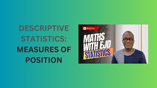 5 Measures of Position Percentiles Deciles Quartiles [upl. by Novled]