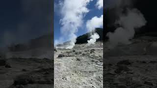 Kunashir The Mendeleev volcano and its fumaroles Cape Columnar Russia [upl. by Onifur]