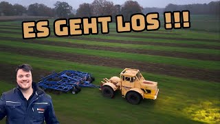 Wir testen das Lenksystem am K700A  Kirovets x 62 Meter Köckerling Vector  Farmvlog 160 [upl. by Annahvas]