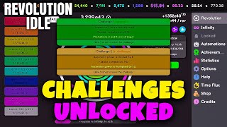 CHALLENGES UNLOCKED FULL AUTOMATION  REVOLUTION IDLE [upl. by Alleinad580]