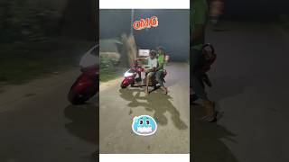 Funny bike stant😂😂 funny video comedy entertainment 💯💯 [upl. by Uaerraj]