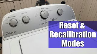 How to Do a Whirlpool Washer Reset amp Recalibration [upl. by Libbi]