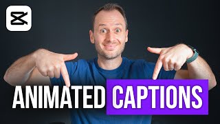 How To Add Animated Captions In CapCut [upl. by Ennovyhc]