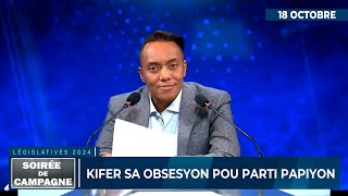 « Soirée de Campagne »  kifer sa obsesyon pou parti papiyon [upl. by Willner]