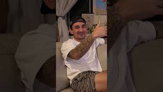 Max Holloway reacts to Tom Aspinall and Sergei Pavlovich intro [upl. by Koorb281]