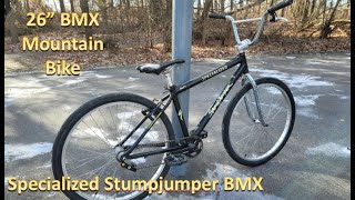 Can a 26quot Mountain Bike make a good BMX Cruiser Starring a 96 Specialized Stumpjumper [upl. by Francyne]