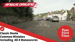 How To Pass Your Driving Test Classic Route With All 4 Manoeuvres And Common Mistakes  Be Prepared [upl. by Jaddan]