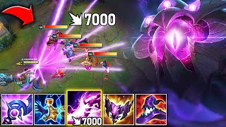 I CREATED THE MOTHER OF ALL VELKOZ LASERS MELT THEIR WHOLE TEAM IN 1 SECOND [upl. by Adnamahs]