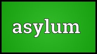 Asylum Meaning [upl. by Patt592]