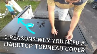 RAM 1500 DT Hard Top TriFold Tonneau cover Install amp Review [upl. by Reisch]