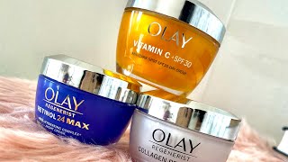 Olay creams review price and detail about retinol in beginners skincare [upl. by Vinaya631]